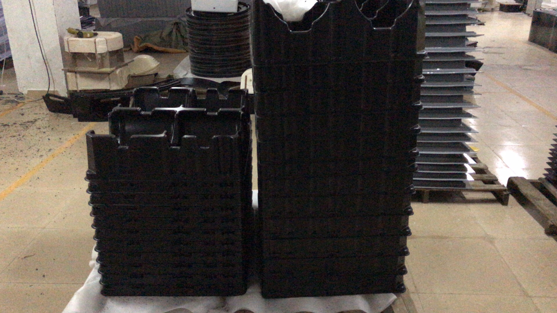 零配件吸塑托盤疊放